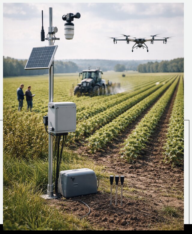 Разработка IoT мониторинга полей в Надыме от 8821 р. | АвикейНдм